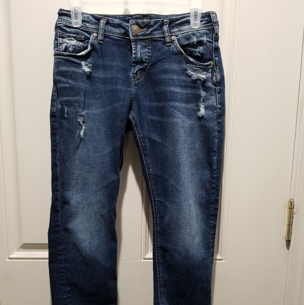 Silver Jeans SAM Blue Jeans 26x25